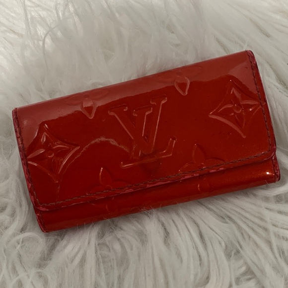 Louis Vuitton Cherry Red Patent Key Holder - Picture 1 of 14